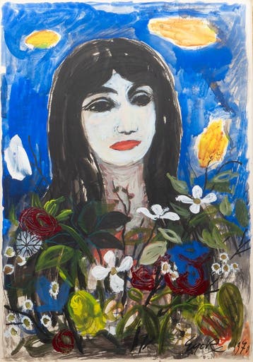 Charles Eyck, Bimba Dochter van de schilder, 1970, Antiek en Kunst, Kunst | Schilderijen | Modern