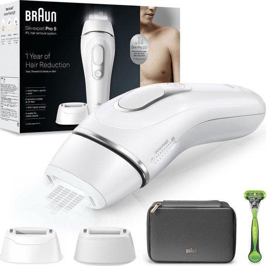 Braun IPL Ontharingsapparaat Silk-expert Pro 5 - ontharing, Sieraden, Tassen en Uiterlijk, Uiterlijk | Lichaamsverzorging, Verzenden