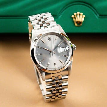 Rolex - Oyster Perpetual Date 34 Silver - 15000 - Heren -, Nieuw