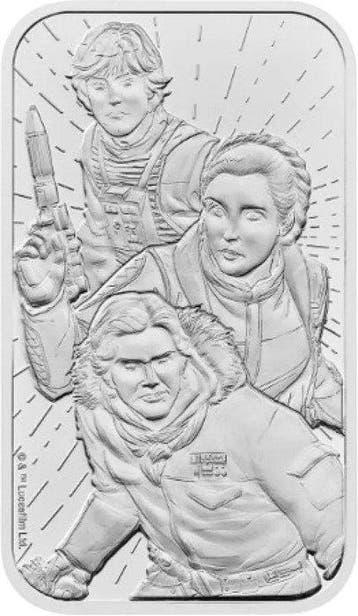 1 Troy Ounce - Zilver .999 - Star Wars Light Side 2026 Royal, Postzegels en Munten