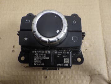 Mercedes W212 iDrive controller panel A2129009828, Auto-onderdelen, Verzenden, Gebruikt