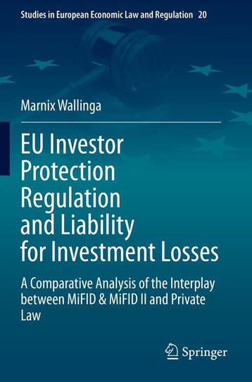 9783030540036 EU Investor Protection Regulation and Liabi..., Verzenden, Nieuw, Marnix Wallinga