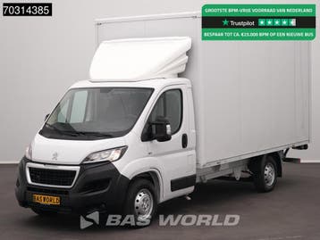 Peugeot Boxer 140PK Laadklep DHollandia Zijdeur Bakwagen Ai, Stof, Gebruikt, Euro 6, Wit
