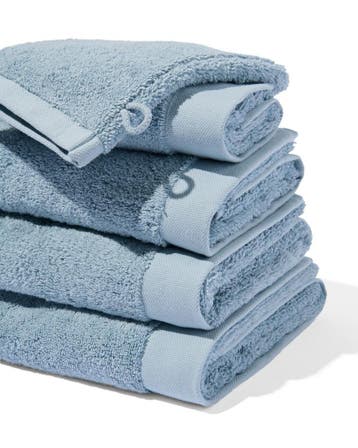 HEMA Handdoeken - hotel extra zacht ijsblauw, Verzenden, Nieuw