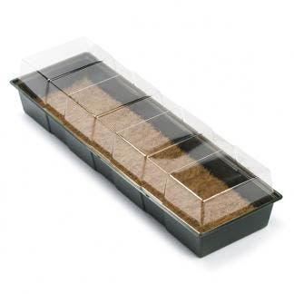 Kweekkas met deksel | Nature | 49 x 15.5 cm (Met kokosmat), Verzenden, Nieuw