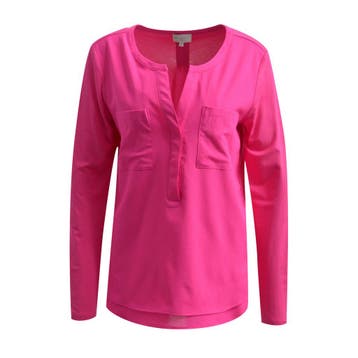Milano Italy • fuchsia shirt • 36, Verzenden, Roze, Maat 36 (S), Milano Italy