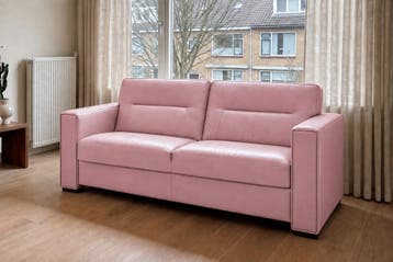 Bankstel Purmerend - 2 zits banken - Roze, Nieuw, Stof