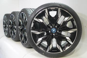 BMW 5 serie i5 G60 G61 954I 21 inch velgen Pirelli Zomerband, Gebruikt, Velg(en), Zomerbanden, 21 inch