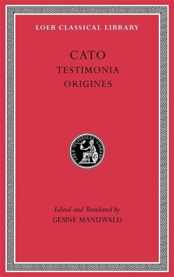 9780674997523 Loeb Classical Library- Testimonia. Origines, Verzenden, Nieuw, Cato