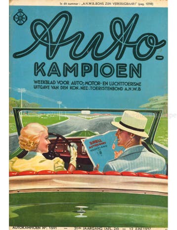 1937 AUTOKAMPIOEN MAGAZINE 24 NEDERLANDS, Boeken, Nieuw, Author