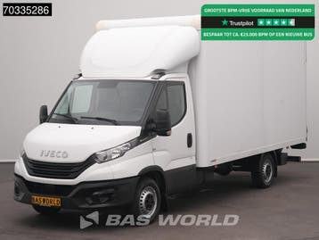 Iveco Daily 35S16 Laadklep Automaat 160PK Bakwagen Airco Cam, Automaat, Stof, Gebruikt, Euro 6
