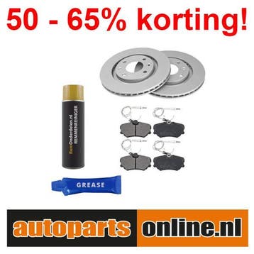 Remschijven + Remblokken Peugeot 306 voorzijde, Verzenden, Nieuw, Peugeot