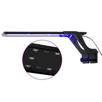 vidaXL Aquariumlamp met klem LED 35-55 cm blauw en wit, Dieren en Toebehoren, Verzenden, Nieuw