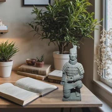 Terracotta Leger Beeldje - Chinese Qin Dynastie Decoratie, Antiek en Kunst, Verzenden