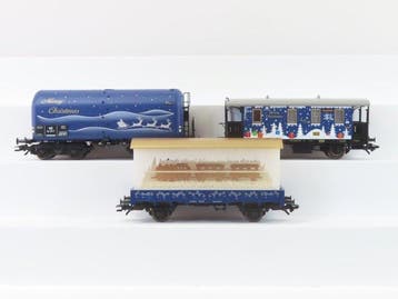 Märklin H0 - 48412/48417/48419 - Modeltrein goederenwagon, Nieuw
