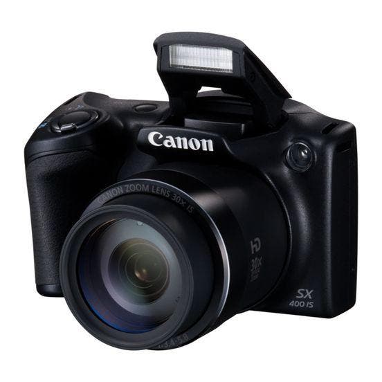 Canon PowerShot SX400 IS Digitale Bridge Camera - Zwart, Audio, Tv en Foto, Fotocamera's Digitaal, Zo goed als nieuw, Verzenden
