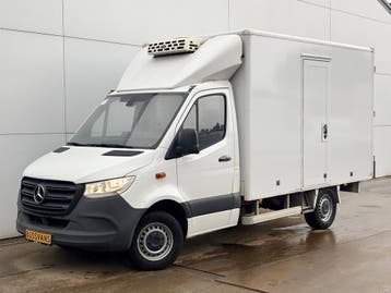 Zakelijke Lease |  Mercedes-Benz Sprinter 315 1.9 CDI 150PK, Stof, Gebruikt, Zwart, Wit