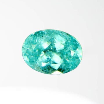 1 pcs Blauw, Groen Paraiba toermalijn - 1.19 ct -, Nieuw