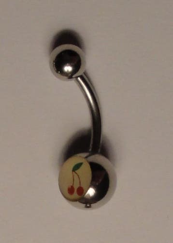Navel piercing White Cherry, Verzenden, Nieuw