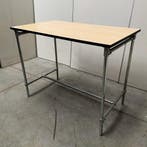 Hoge werktafel met steigerbuis frame - 108x140x80 cm, Ophalen of Verzenden, Nieuw