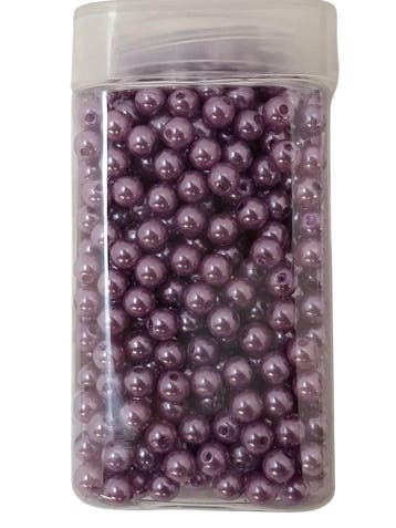 Rijgparels Pearls Lila 8 mm 220 gr. 475 stuks, Ophalen of Verzenden, Nieuw