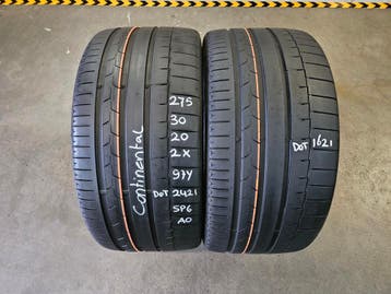 275/30/20 97Y AO CONTINENTAL SP6 D21 6MM PROFIEL, Ophalen, Gebruikt, 275 mm, Band(en)