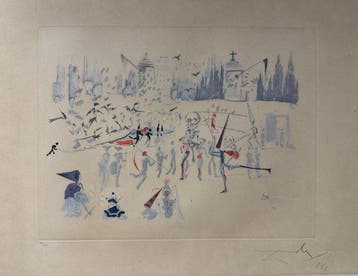 Salvador Dali (1904-1989) - Les Moulins - Tauromachie