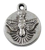 10 stuks Tibetaans zilveren bedeltjes vogel 16 x 13 x 2mm..., Ophalen of Verzenden, Nieuw, Bedel
