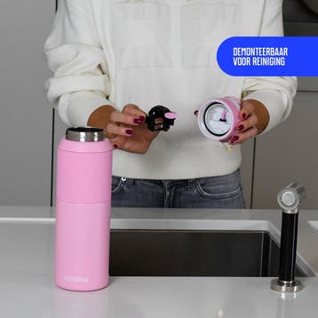 Kambukka Elton geïsoleerde waterfles 1L - Pink Ambition met, Verzenden, Nieuw