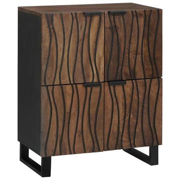 vidaXL Media-opslagkasten en rekken Bruin 60 x 33.5 x 75 cm, Minder dan 50 cm, Verzenden, Nieuw, Minder dan 100 cm