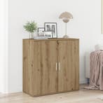 vidaXL Dressoir Artisan Eiken 79 x 38 x 80 cm Bewerkt hout, Verzenden, Nieuw, Overige houtsoorten, Minder dan 50 cm