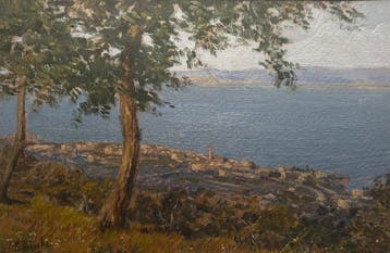 Marcello Vianello (1909-1985) - Lago di Garda Torri del
