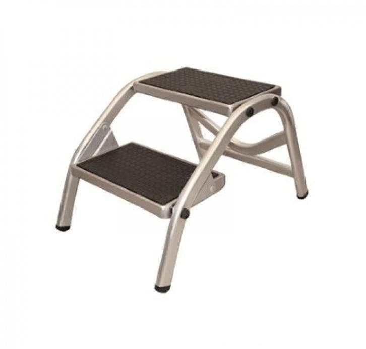 Opstap Darwin Aluminium Dubbel, Caravans en Kamperen, Camper-accessoires, Nieuw, Ophalen of Verzenden