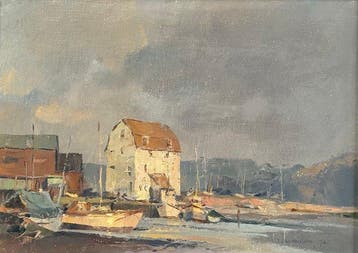 Trevor Chamberlain (1933-?) - Leaden Sky, Woodbridge