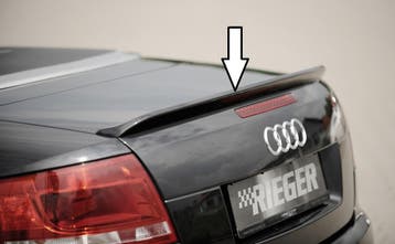 Rieger achterklepspoiler | A4 (8H): 04.02- - Cabrio | stk on, Verzenden, Nieuw, Audi