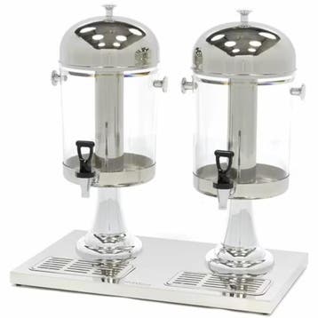 Drankendispenser | RVS | 2x 8L | Passief Koelbaar |, Verzenden, Nieuw in verpakking