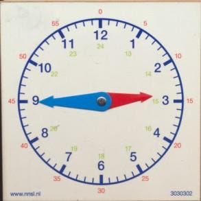Houten klokje 15 x 15 cm (zie omschrijving), Verzenden, Nieuw