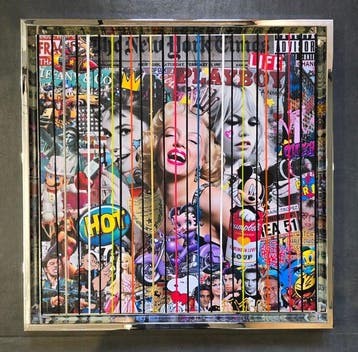 Elmago - Pop art Lady vintage stars 2026, Antiek en Kunst