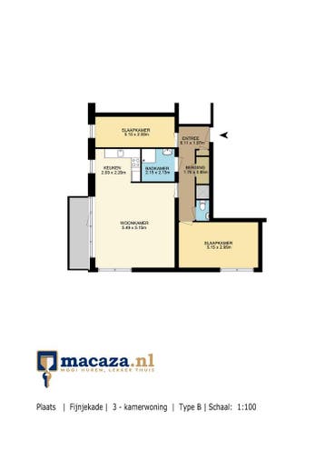 Te huur: Appartement Fijnjekade in Den Haag, Huizen en Kamers, Den Haag, Appartement, Zuid-Holland