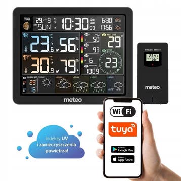 Draadloos Weerstation - LCD | 34% Korting op Retourdeal, Ophalen of Verzenden, Zo goed als nieuw, Weerstation