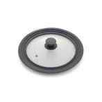 Florina universele glazen deksel met siliconen rand voor, Ophalen of Verzenden, Nieuw