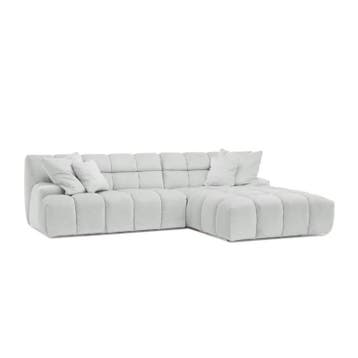 Loungebank Tynaarlo - loungebanken - Wit, Nieuw, 150 cm of meer, Stof, 250 tot 300 cm