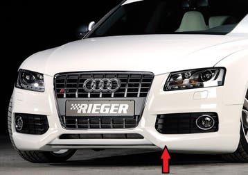 Rieger spoilerlip | A5 S5 (B8/B81): 06.07-07.11 (tot Facelif, Verzenden, Nieuw, Audi
