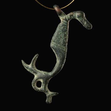 Keltisch Brons La Tène zoomorfe Druïdische amulethanger -