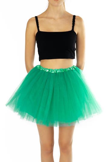 KIMU® Tutu Turquoise Tule Rokje L XL XXL Blauw Groen Pettico, Ophalen of Verzenden, Nieuw, Carnaval