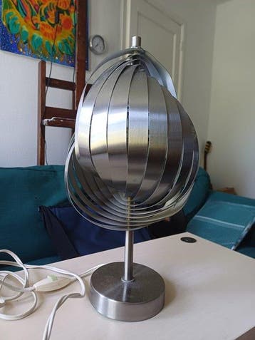 Massive - Tafellamp - Staal - Moon lamp