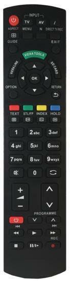Panasonic N2QAKB000059 afstandsbediening ALERNATIEF, Verzenden, Nieuw