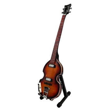 Miniatuur replica Höfner basgitaar - Paul McCartney Beatles, Ophalen of Verzenden, Nieuw, Pop, Beeldje of Miniatuur