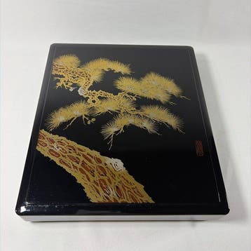 Japanese Fubako - Doos - Lakwerk - Dennenhout