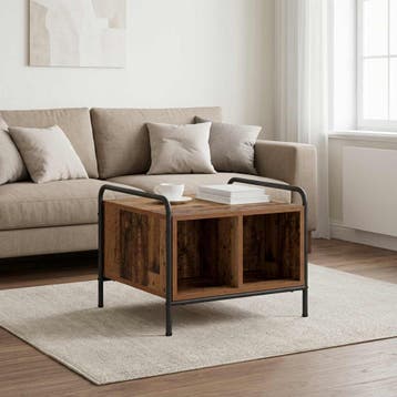 vidaXL Salontafel Oud hout 50 x 49 x 41 cm Bewerkt hout, Huis en Inrichting, Verzenden, Nieuw, Overige houtsoorten, Minder dan 50 cm